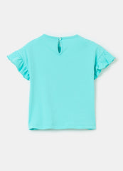 Ovs T-Shirt With Flounce And Fruit Print