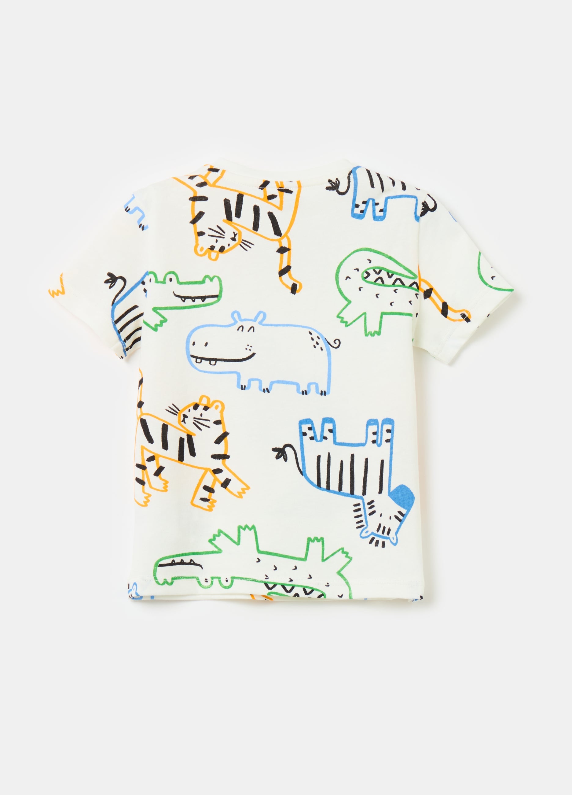 Ovs Printed Cotton T-Shirt Ovs Printed Cotton T-Shirt