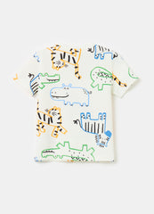 Ovs Printed Cotton T-Shirt