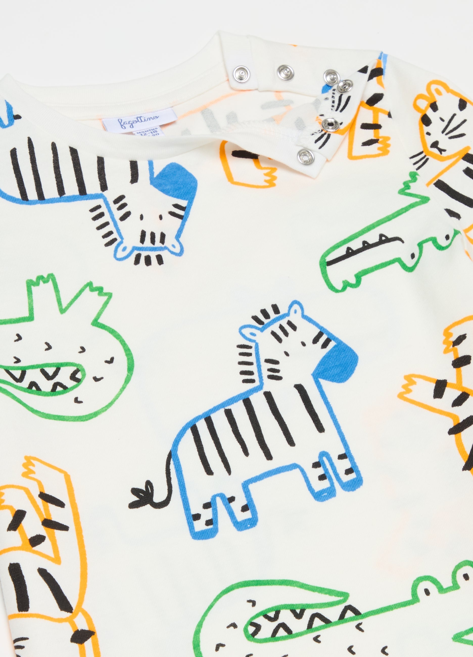 Ovs Printed Cotton T-Shirt Ovs Printed Cotton T-Shirt