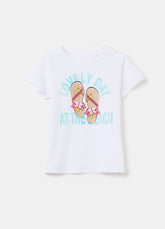Ovs T-Shirt With Glitter Details And Print