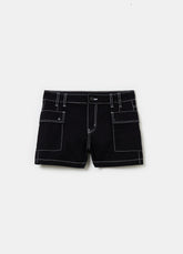 Ovs Cargo Shorts With Contrasting Stitching