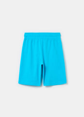 Ovs Fleece Bermuda Shorts With Drawstring And Print