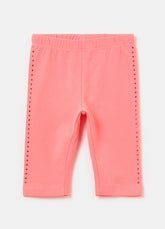 Ovs Three-Quarter Leggings With Diamantã© Motifs