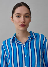 Ovs Striped Shirt In Linen And Viscose