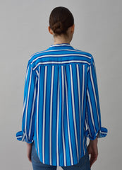 Ovs Striped Shirt In Linen And Viscose