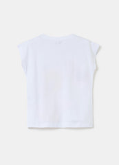 Ovs Cotton T-Shirt With Tweetie Pie Print