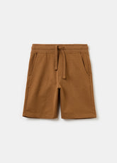 Ovs Fleece Bermuda Shorts With Drawstring