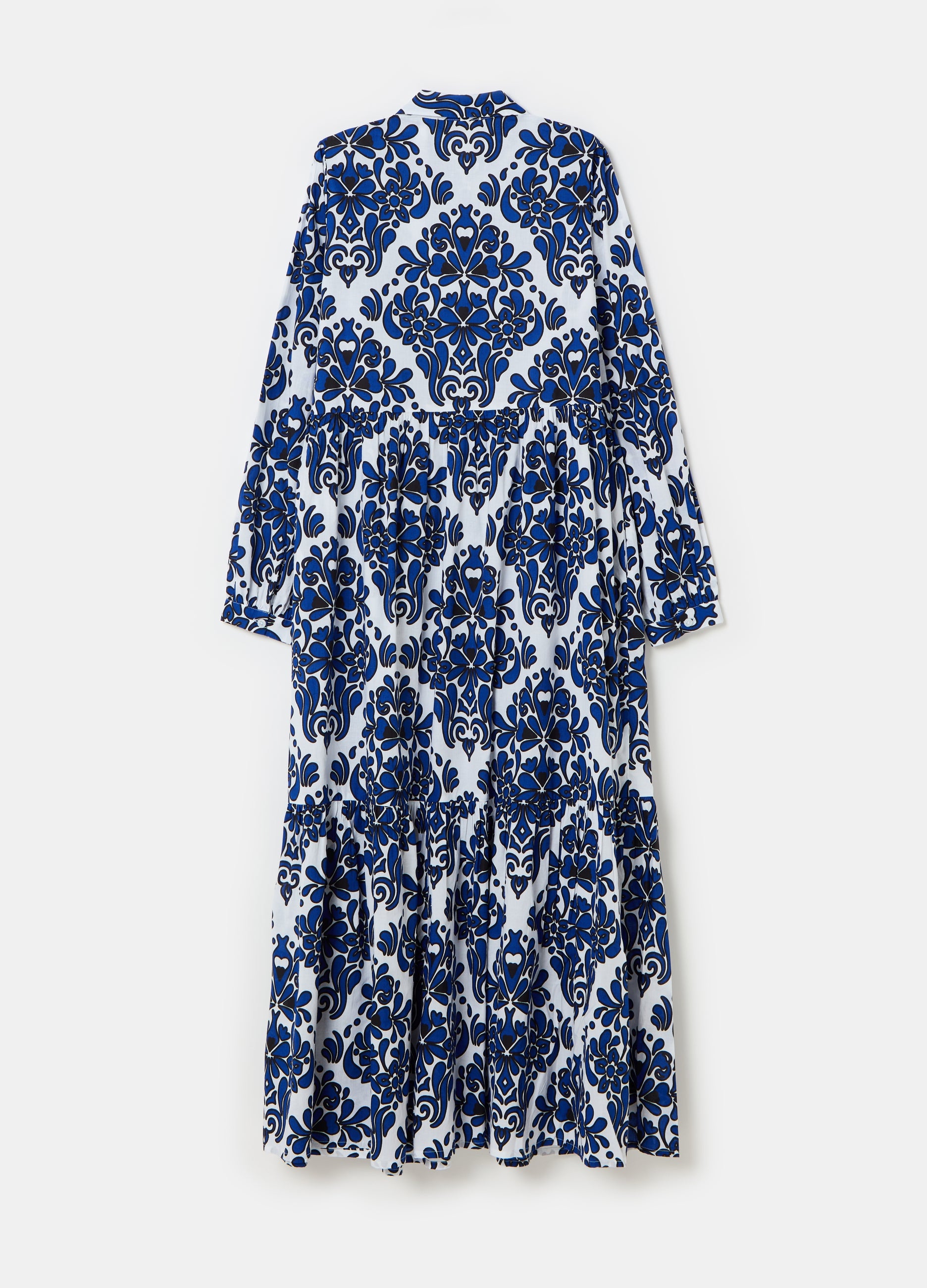 Ovs Long Shirt Dress With Print Ovs Long Shirt Dress With Print