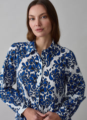 Ovs Long Shirt Dress With Print