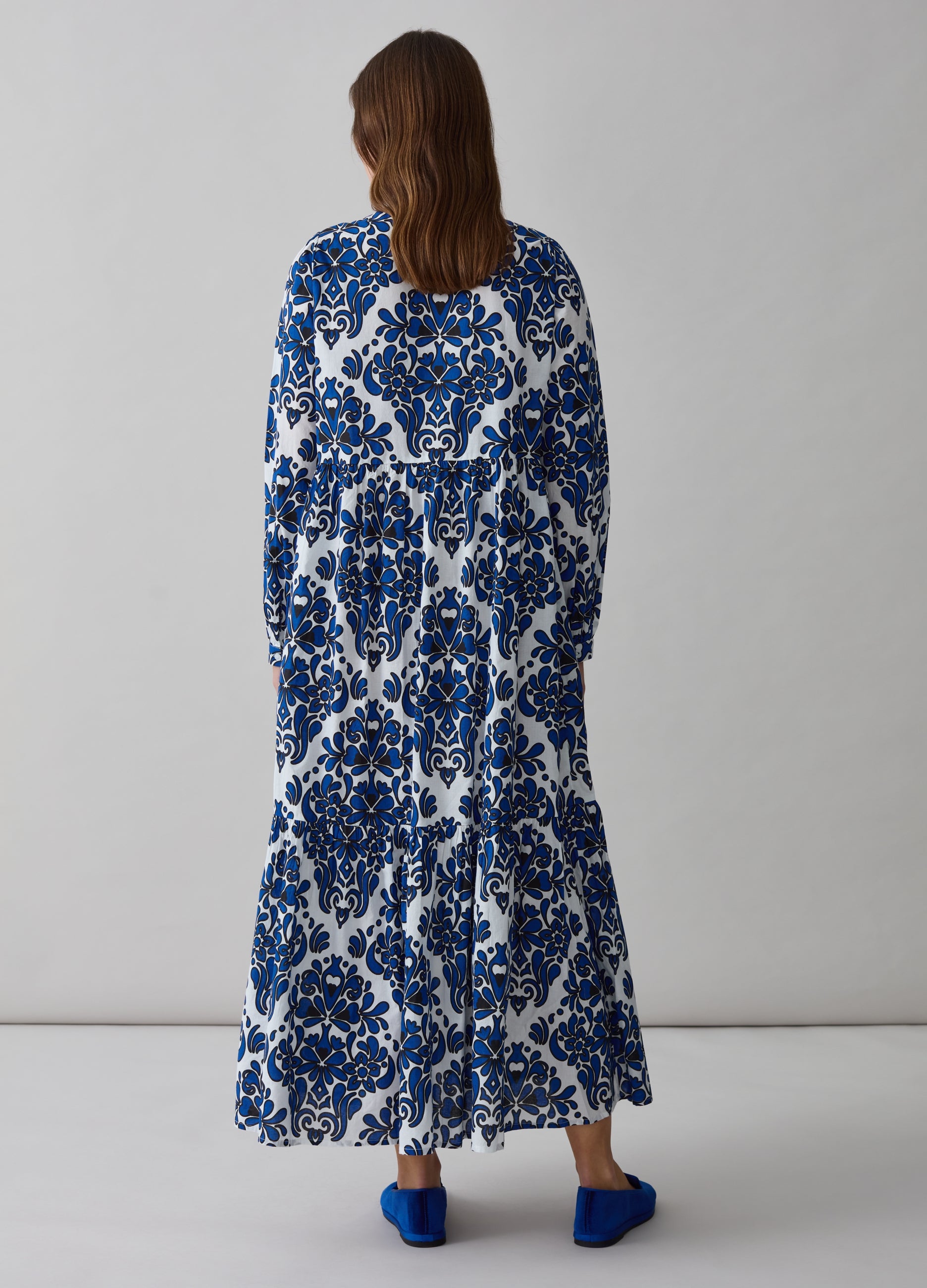 Ovs Long Shirt Dress With Print Ovs Long Shirt Dress With Print