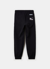 Ovs Parachute Joggers With Lettering Print