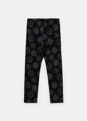 Ovs Printed Stretch Cotton Leggings