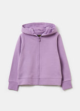 Ovs Full-Zip Sweatshirt In Solid Colour French Terry