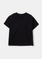 Ovs Cotton T-Shirt With Mickey Mouse Print