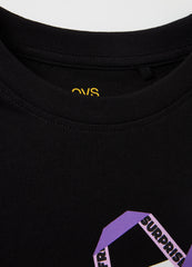 Ovs Printed Cotton T-Shirt