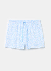 Ovs Pyjama Shorts With Small Flowers Print