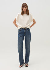 Ovs Satin Blouse With Kimono Sleeves