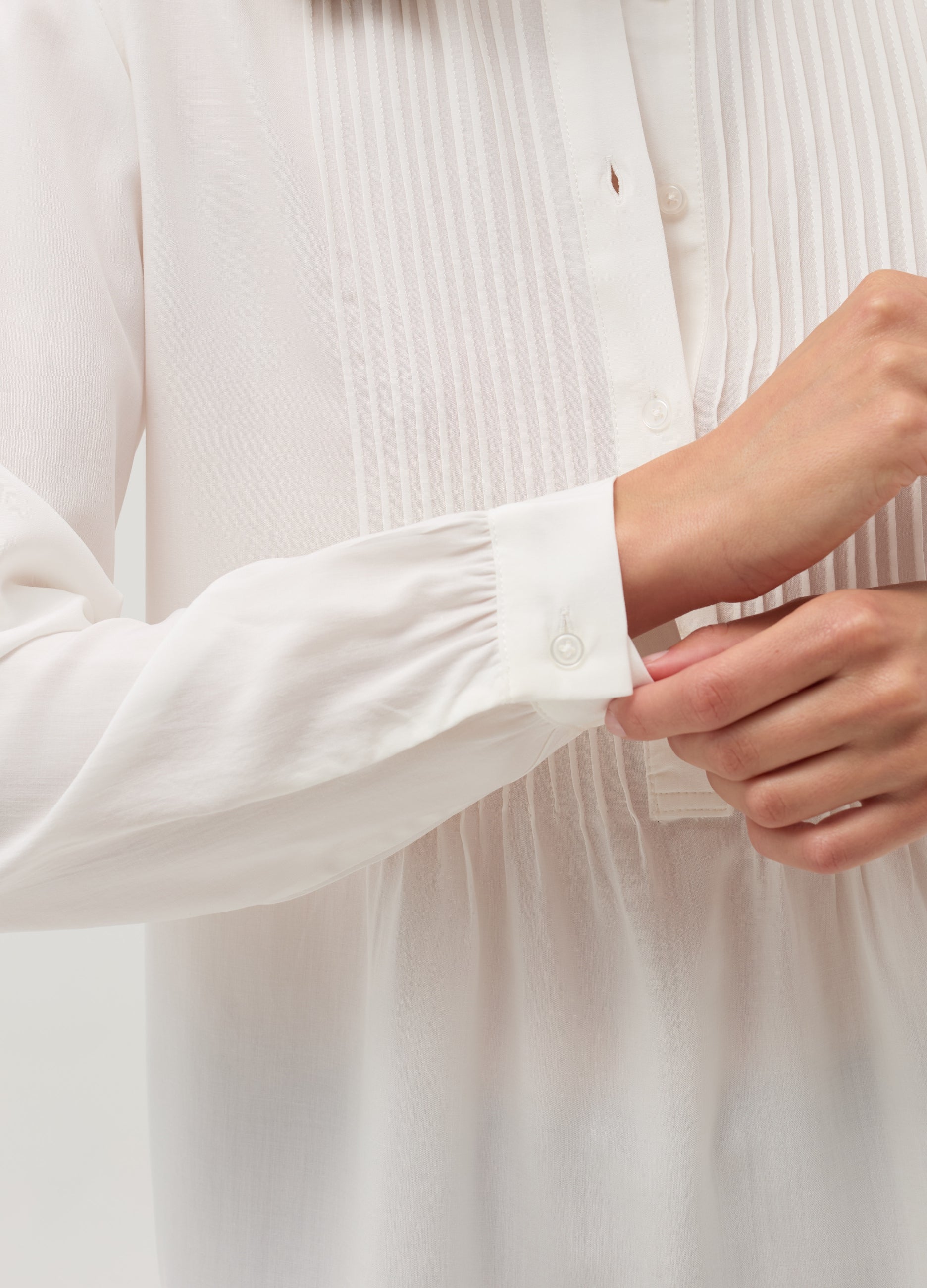 Ovs Shirt With Pleated Detail Ovs Shirt With Pleated Detail