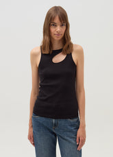 Ovs Tank Top With Cut-Out Detail