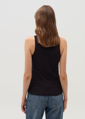 Ovs Tank Top With Cut-Out Detail