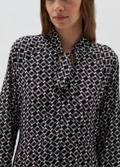 Ovs Short Dress With Print With Foulard