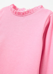 Ovs Long-Sleeved T-Shirt With Frills