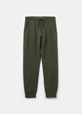 Ovs Solid Colour Fleece Joggers With Drawstring