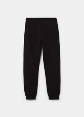 Ovs Solid Colour Fleece Joggers With Drawstring