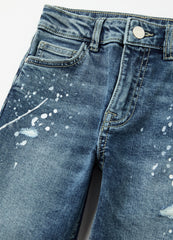 Ovs Five-Pocket Jeans With Abrasions
