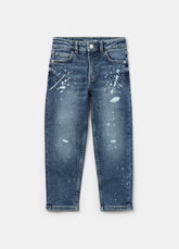 Ovs Five-Pocket Jeans With Abrasions