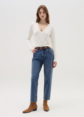 Ovs Mum-Fit Acid Wash Jeans