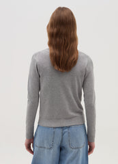 Ovs Cardigan With Round Neckline