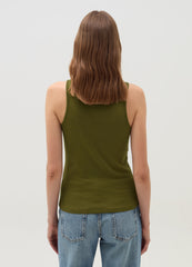 Ovs Tank Top With Cut-Out Detail