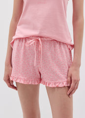 Ovs Organic Cotton Pyjamas With Hearts Print