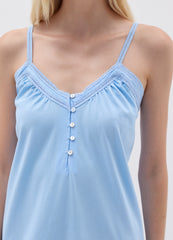 Ovs Nightdress With Openwork Edging