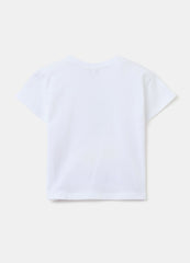 Ovs T-Shirt With Bugs Bunny And Lola Print And Diamantés