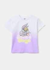 Ovs T-Shirt With Bugs Bunny And Lola Print And Diamantés