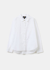 Ovs Cotton Shirt With Diamantés