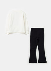 Ovs Jogging Set With Stitch Print And Diamantès