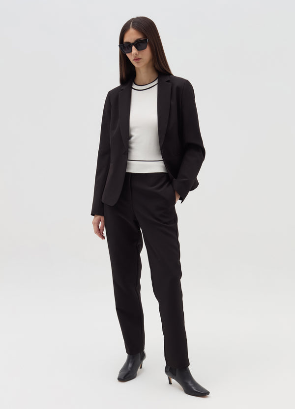 Ovs Solid Colour Single-Breasted Blazer