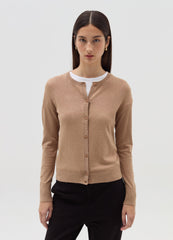 Ovs Cardigan With Round Neckline