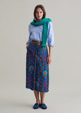 Ovs Midi Skirt In Viscose With Print