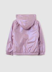 Ovs Short Shiny-Effect Waterproof Jacket