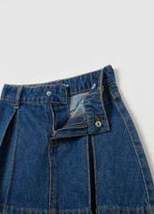 Ovs Denim Miniskirt With Darts