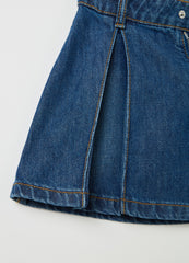 Ovs Denim Miniskirt With Darts