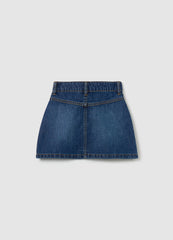 Ovs Denim Miniskirt With Darts