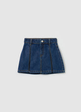 Ovs Denim Miniskirt With Darts
