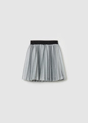 Ovs Short Pleated Skirt In Lurex