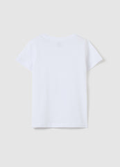 Ovs Organic Cotton T-Shirt With Round Neck